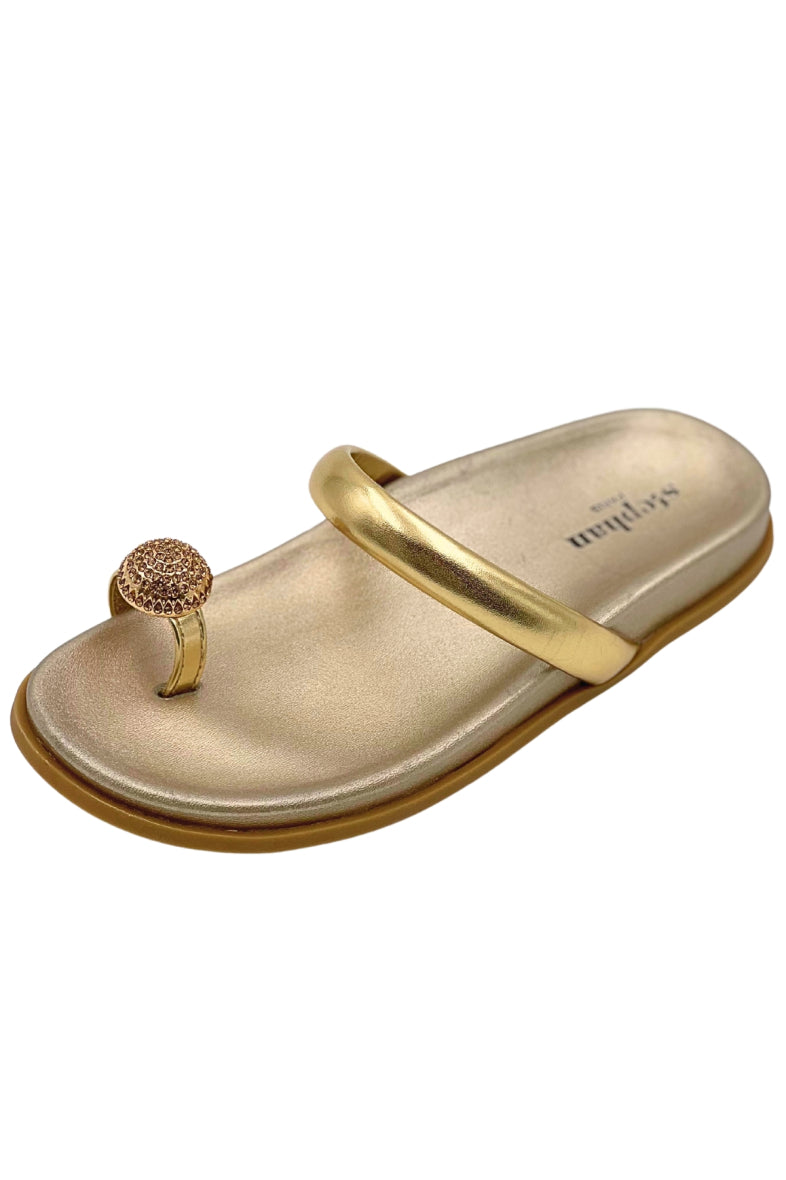 Gouden teenslippers on sale